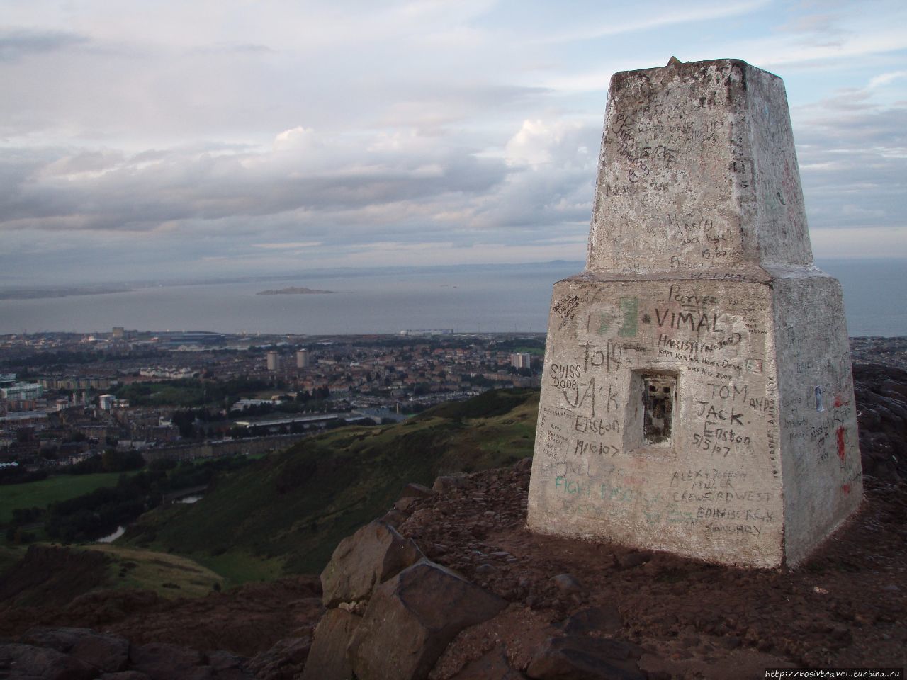 Эдинбург и восхождение на гору Артурс Сит(Arthur's Seat) Эдинбург, Великобритания