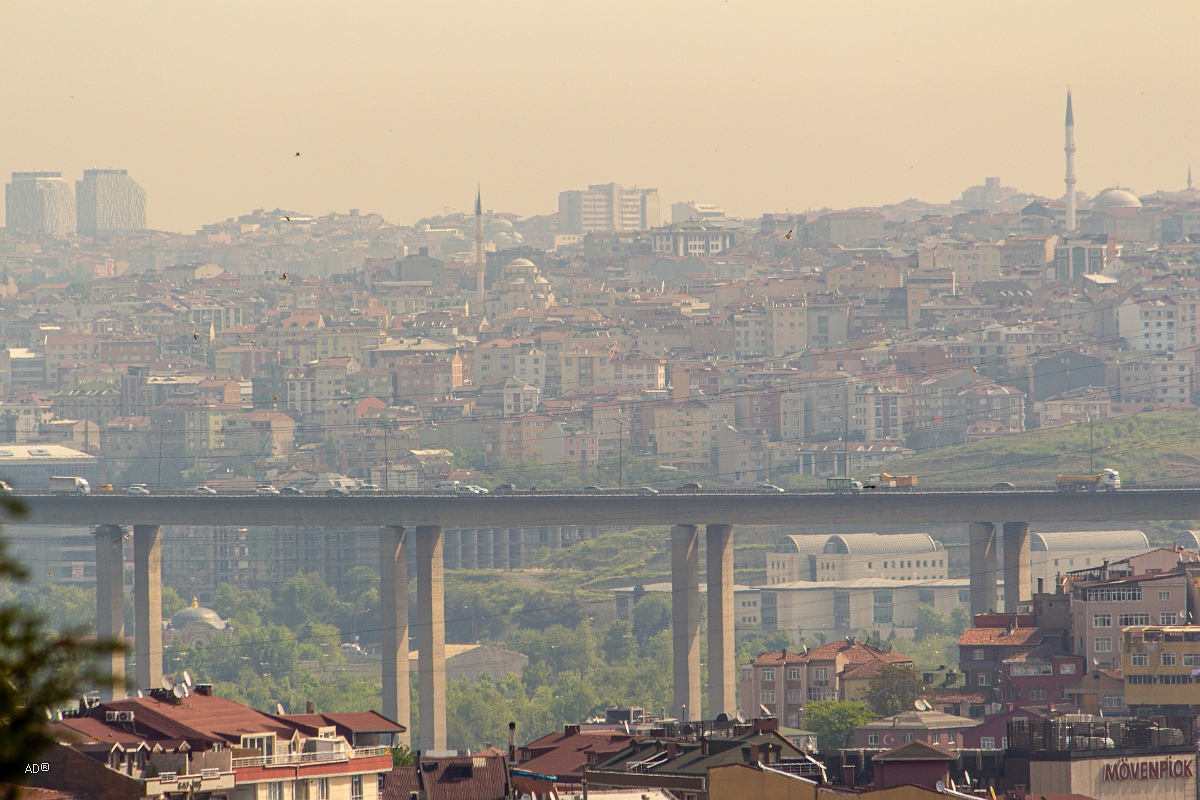Стамбул 2015 — Виды Стамбула из района Эюп Стамбул, Турция