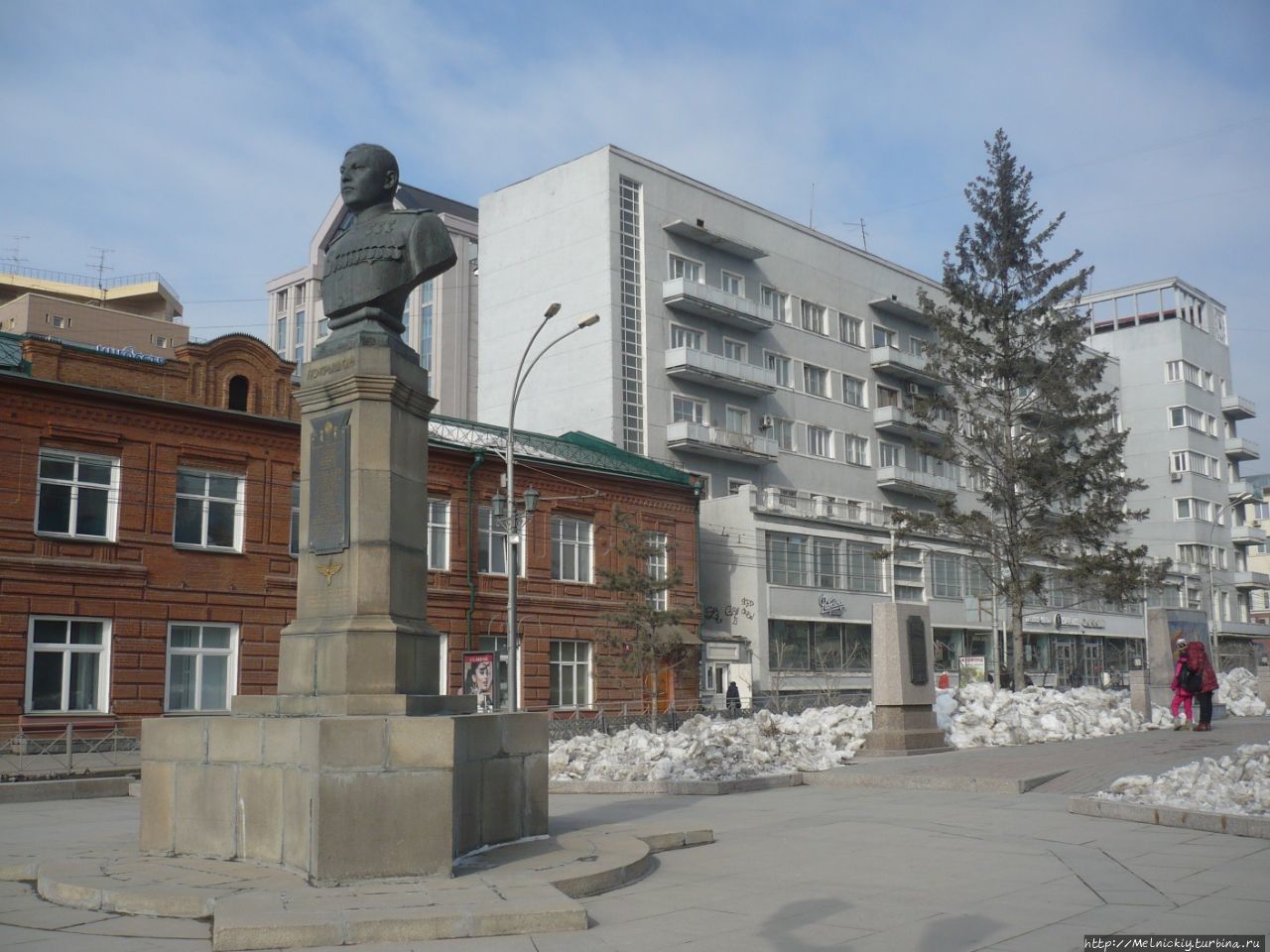 Бюст-монумент А.И.Покрышкина Новосибирск, Россия
