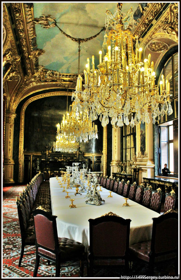 Апартаменты Наполеона III. Обеденный зал Париж, Франция