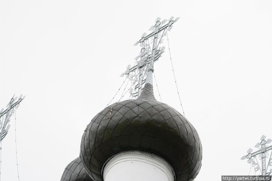 узорчатыми крестами Белозерск, Россия
