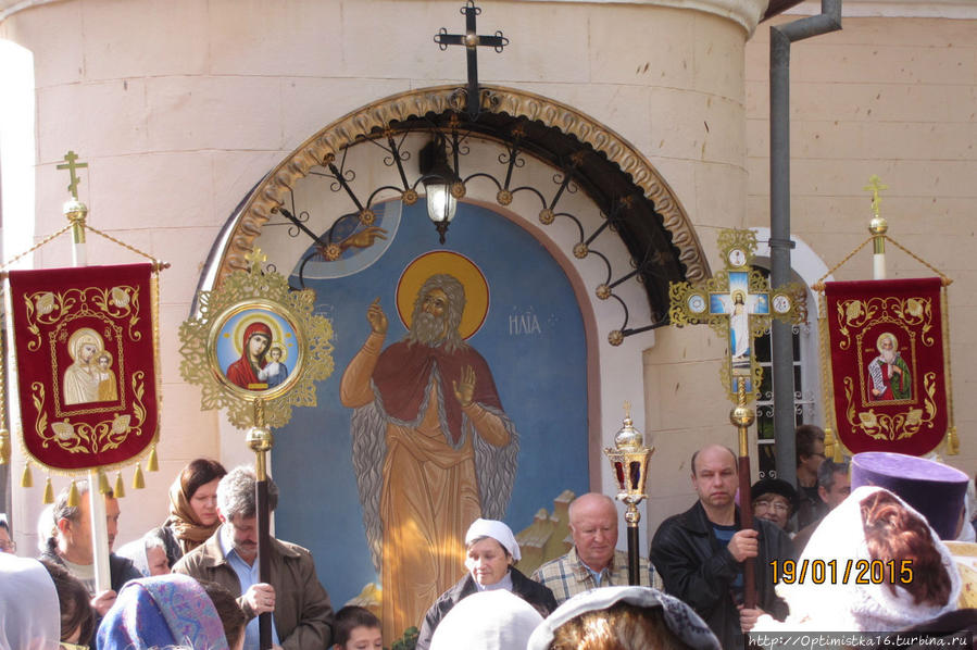 В Хайфе на православном празднике Крещения Господня Хайфа, Израиль