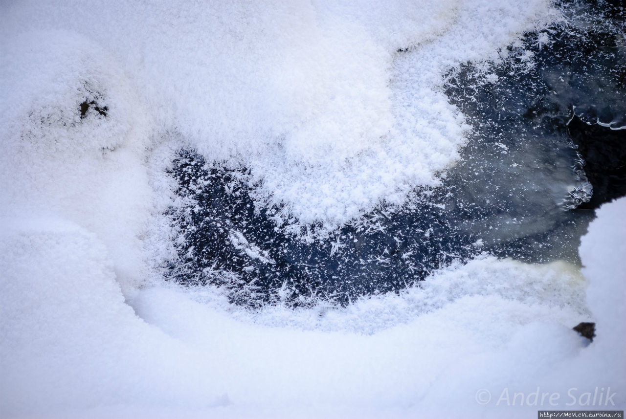 Мороз в парке Аркадия. Рига, Латвия