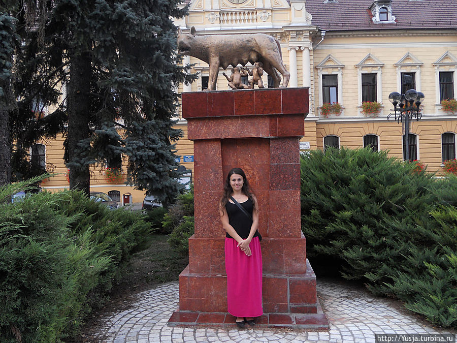 В каждом городе Румынии стоит памятник волчице, которая прокормила Ромула и Рема (румыны то считают себя наследниками римлян... ну-ну))))