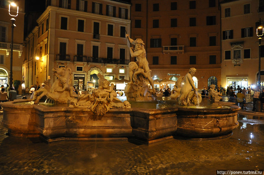 Площадь Навона Рим, Италия