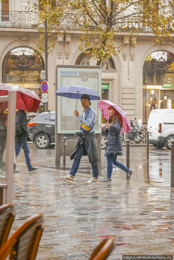 В дождик в Париже Париж, Франция