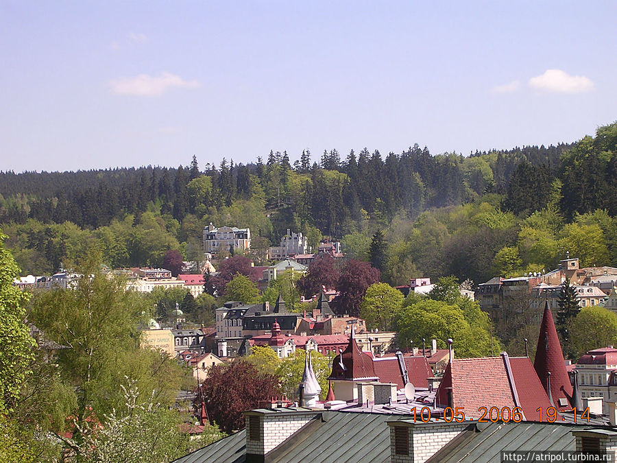 Крыши европы Карловы Вары, Чехия