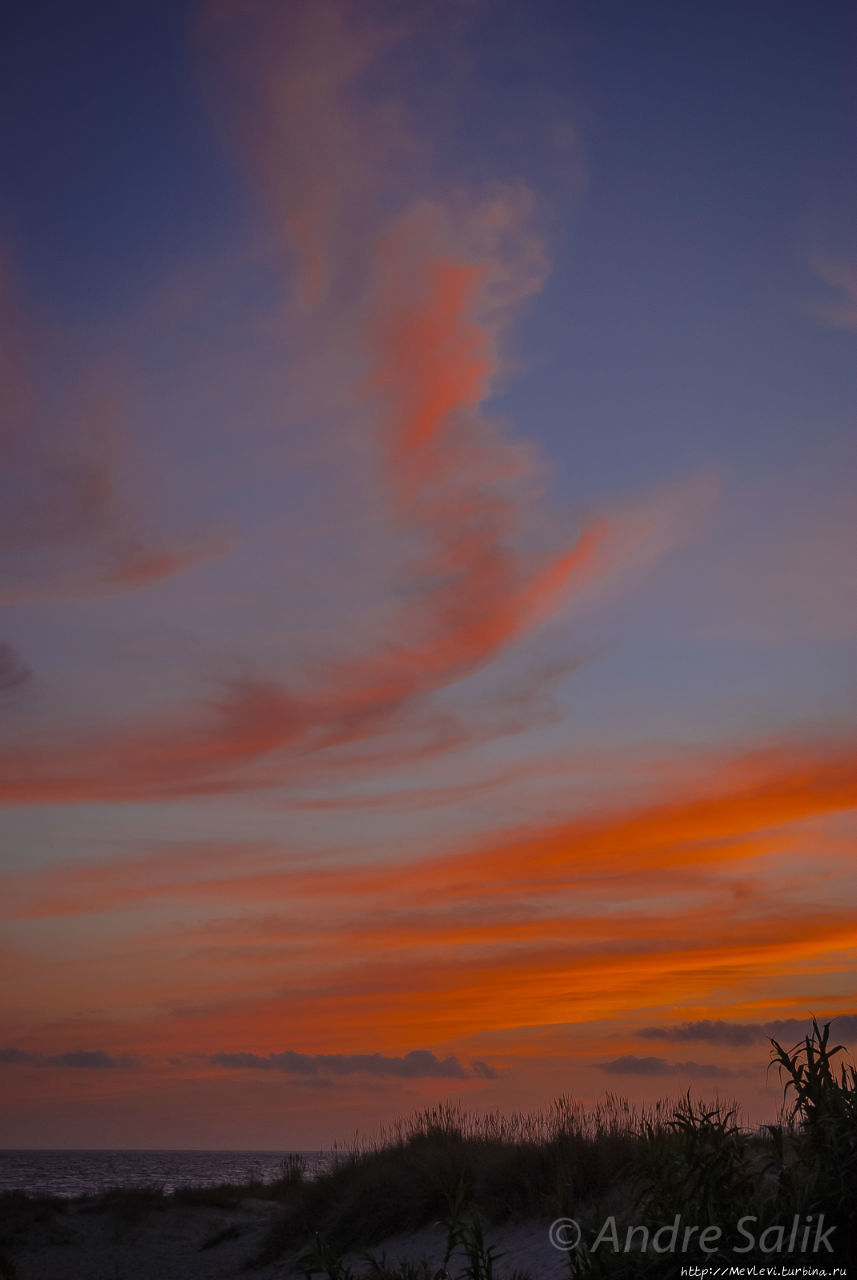 Вечернее небо Тарифа, Испания