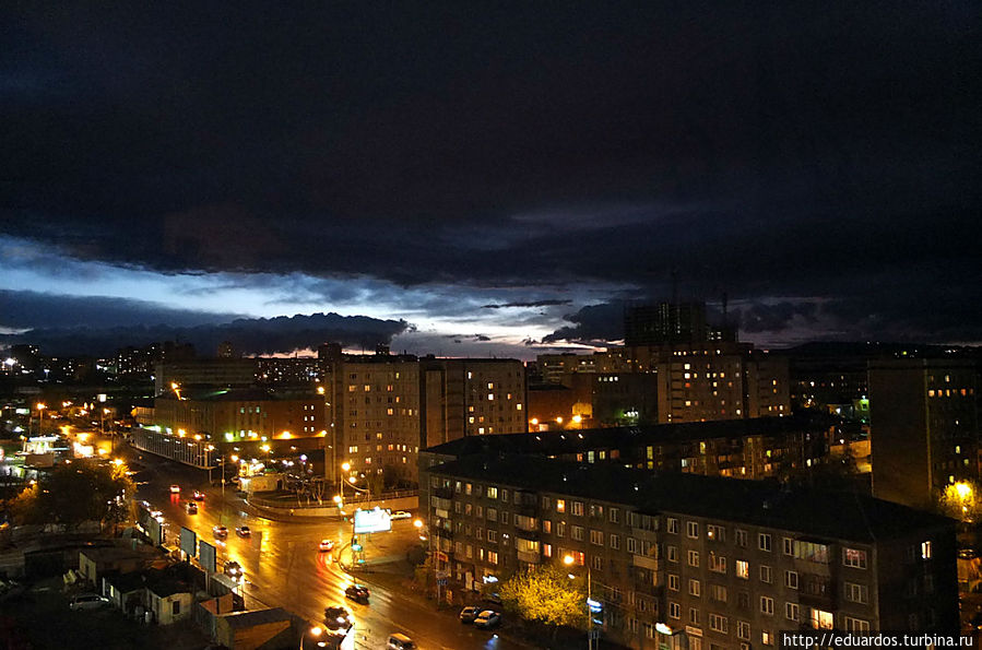 И два мощных заката... Красноярский край, Россия