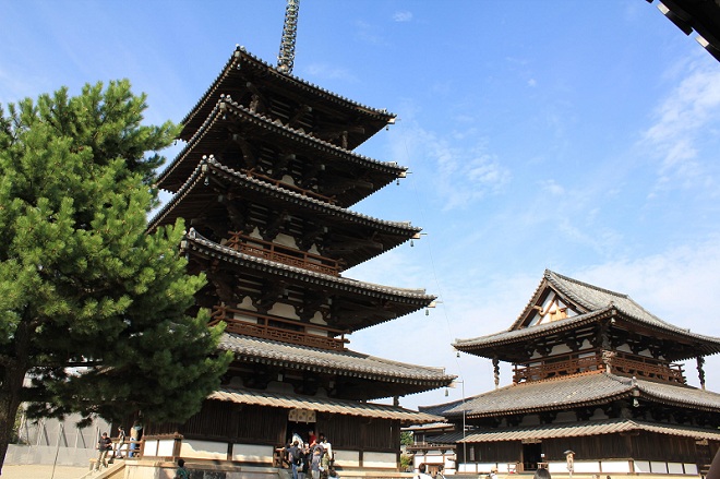 Храмовый комплекс Хорюдзи / Horyuji temple complex