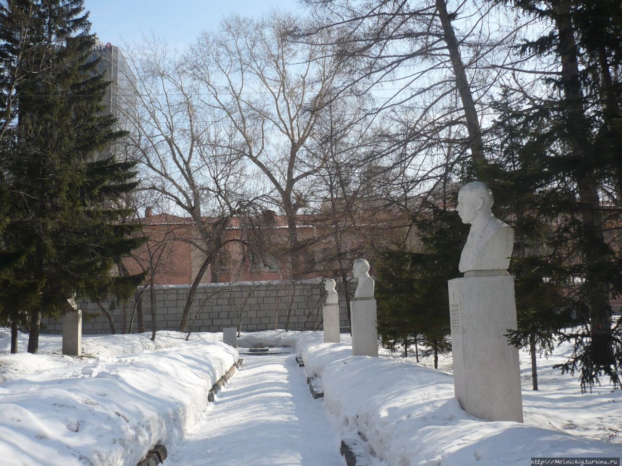 Мемориальный сквер павших героев Гражданской войны Новосибирск, Россия