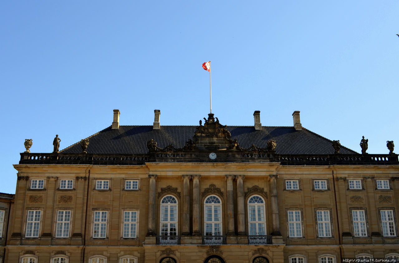 Дворец Амалиенборг Копенгаген, Дания