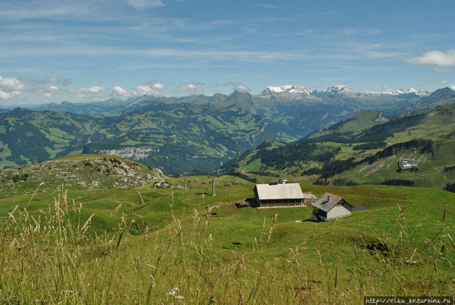 Фермы в горах Бруннен, Швейцария