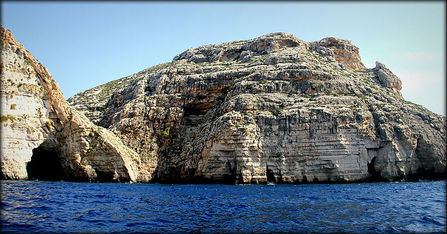 Голубая достопримечательность острова Мальта
