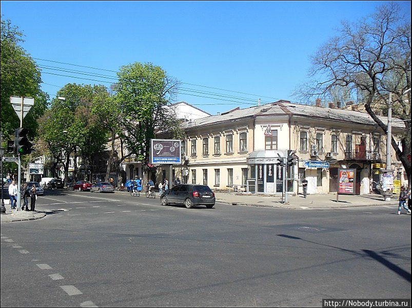 Насыщенный центр города Одесса, Украина