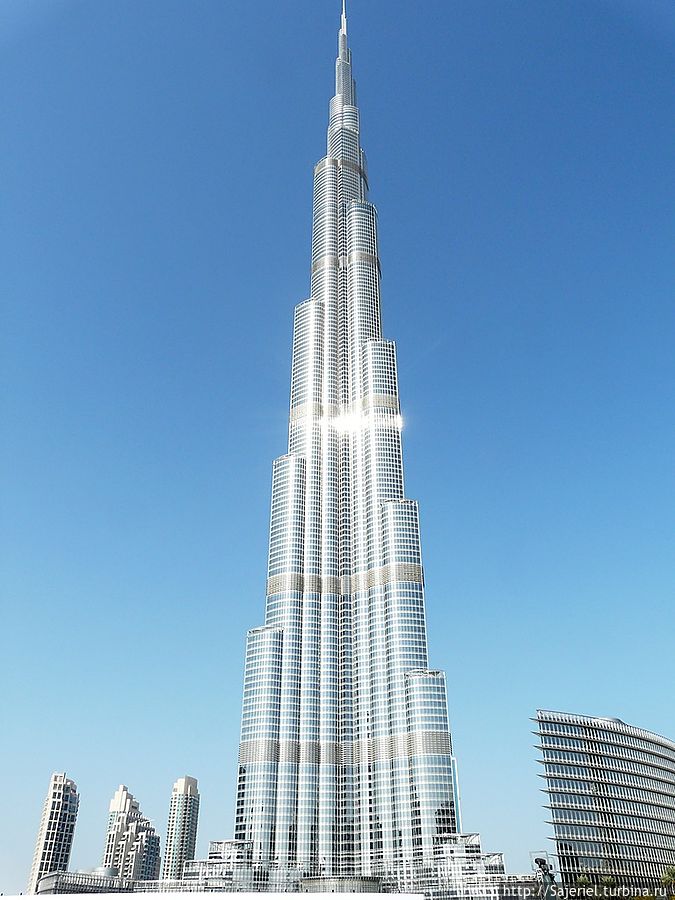Самое высокое здание в мире — небоскрёб Бурдж Халифа Дубай, ОАЭ