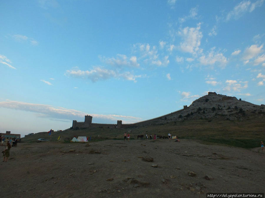 Судак, крепость 12-го века. Крым Судак, Россия