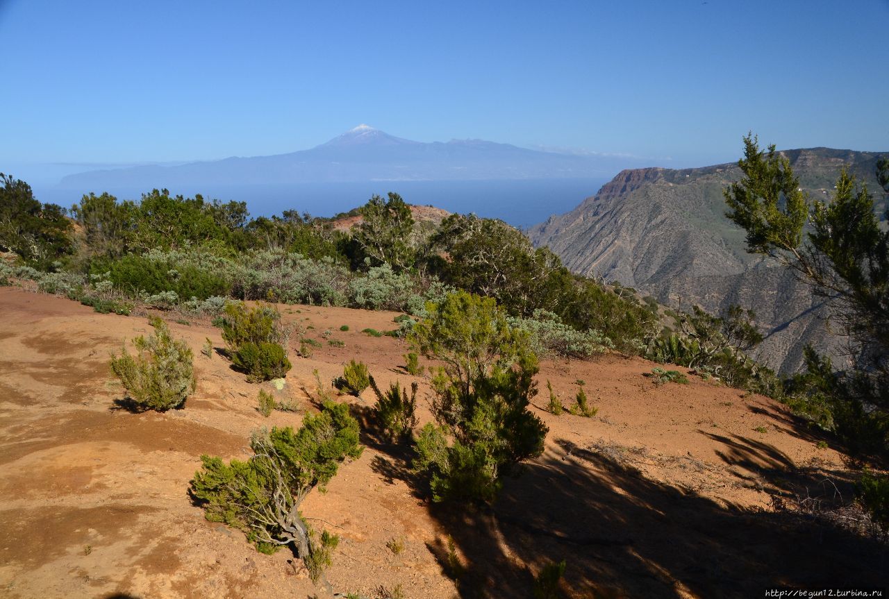 Вид на Тенерифе и долину 