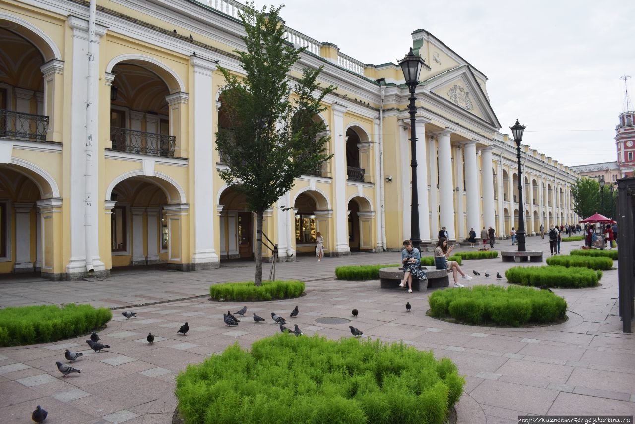 Санкт-Петербург. Прогулка по Невскому проспекту. Санкт-Петербург, Россия