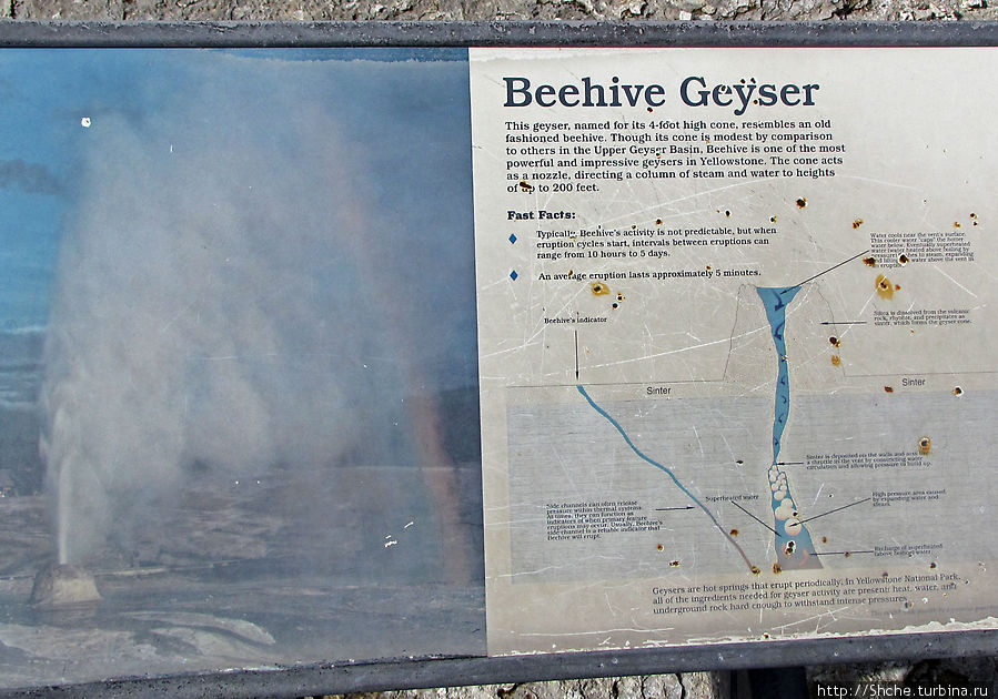От гейзера к гейзеру. Возвращение на Geyser Hill Йеллоустоун Национальный Парк, CША