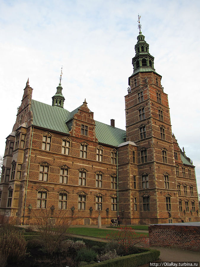 Замок со стороны рва Копенгаген, Дания