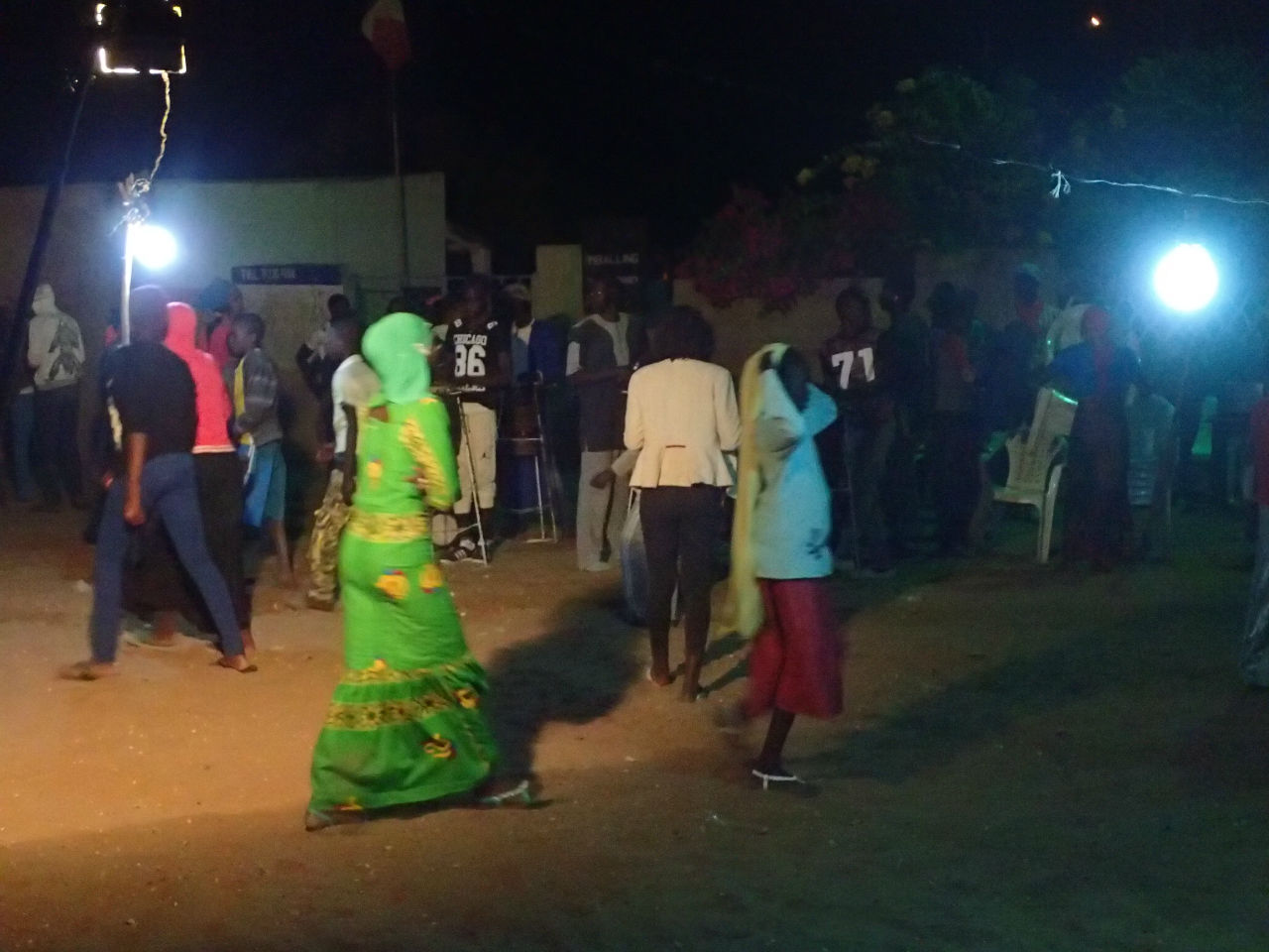 Ночной поход на самобытную африканскую дискотеку. Закаты... Мбур, Сенегал