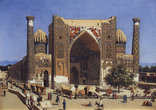 Медресе Шир-дор на площади Регистан