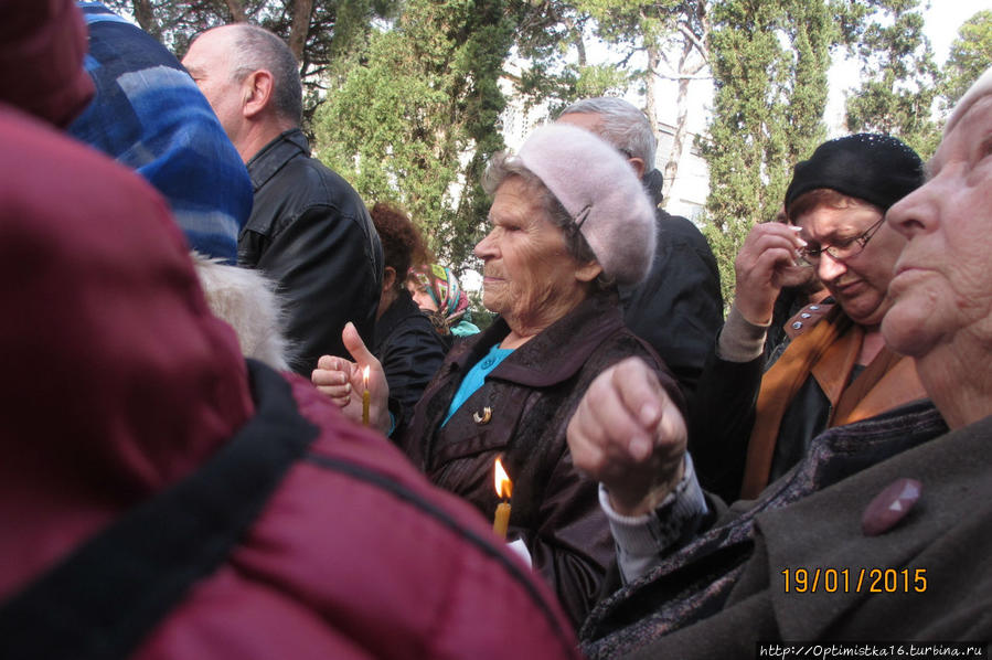 В Хайфе на православном празднике Крещения Господня Хайфа, Израиль