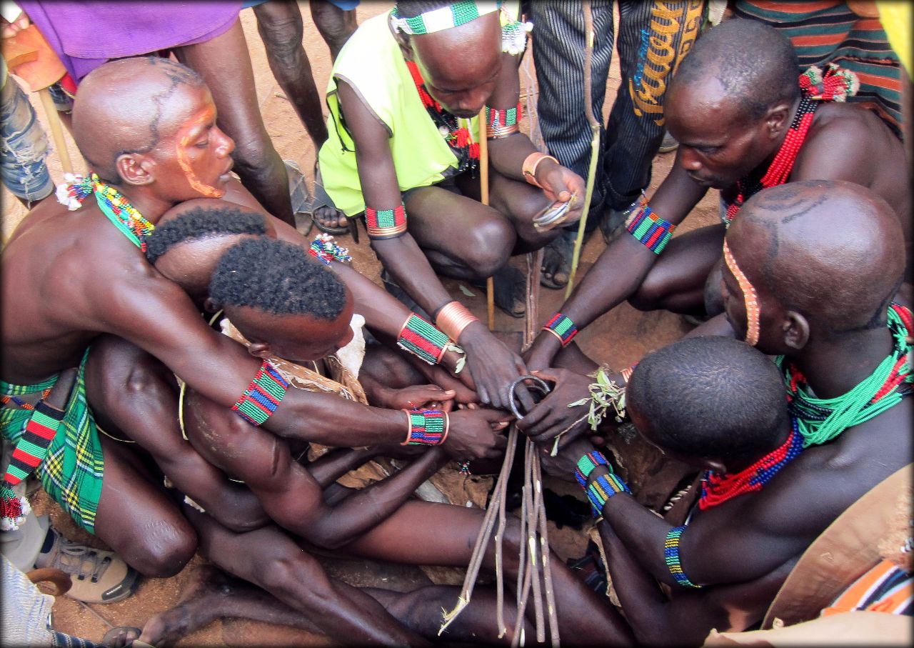 Удивительные обычаи племени хамер ч.2  «Бегущие по быкам» Нижняя долина реки Омо, Эфиопия