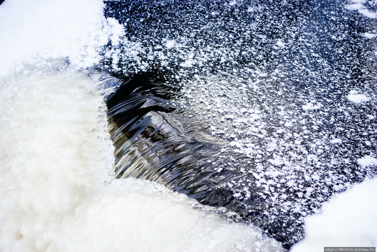 Мороз в парке Аркадия. Рига, Латвия