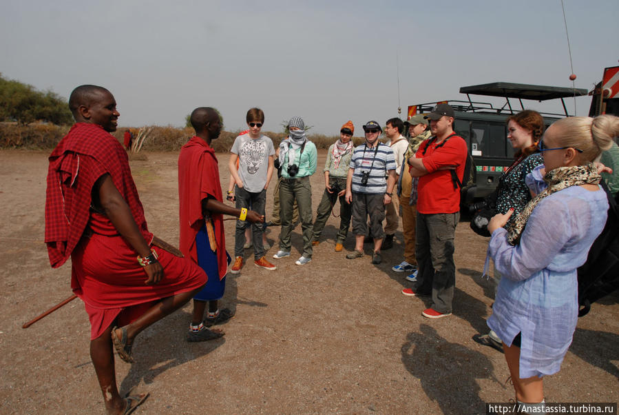 В гостях у  масаев Амбосели Национальный Парк, Кения