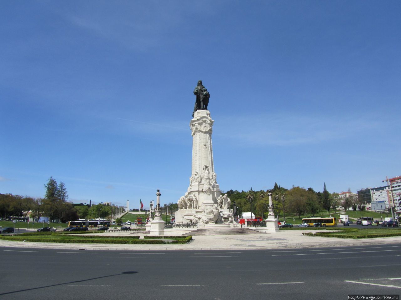 Площадь Маркиза де Помбала Лиссабон, Португалия