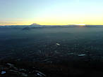 вид на Эльбрус с горы Машук в Пятигорске
