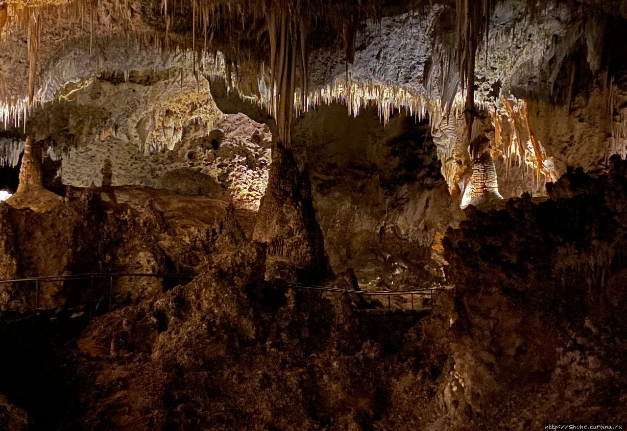 Карлсбадские пещеры Карлсбад-Кэвернс Национальный Парк, CША