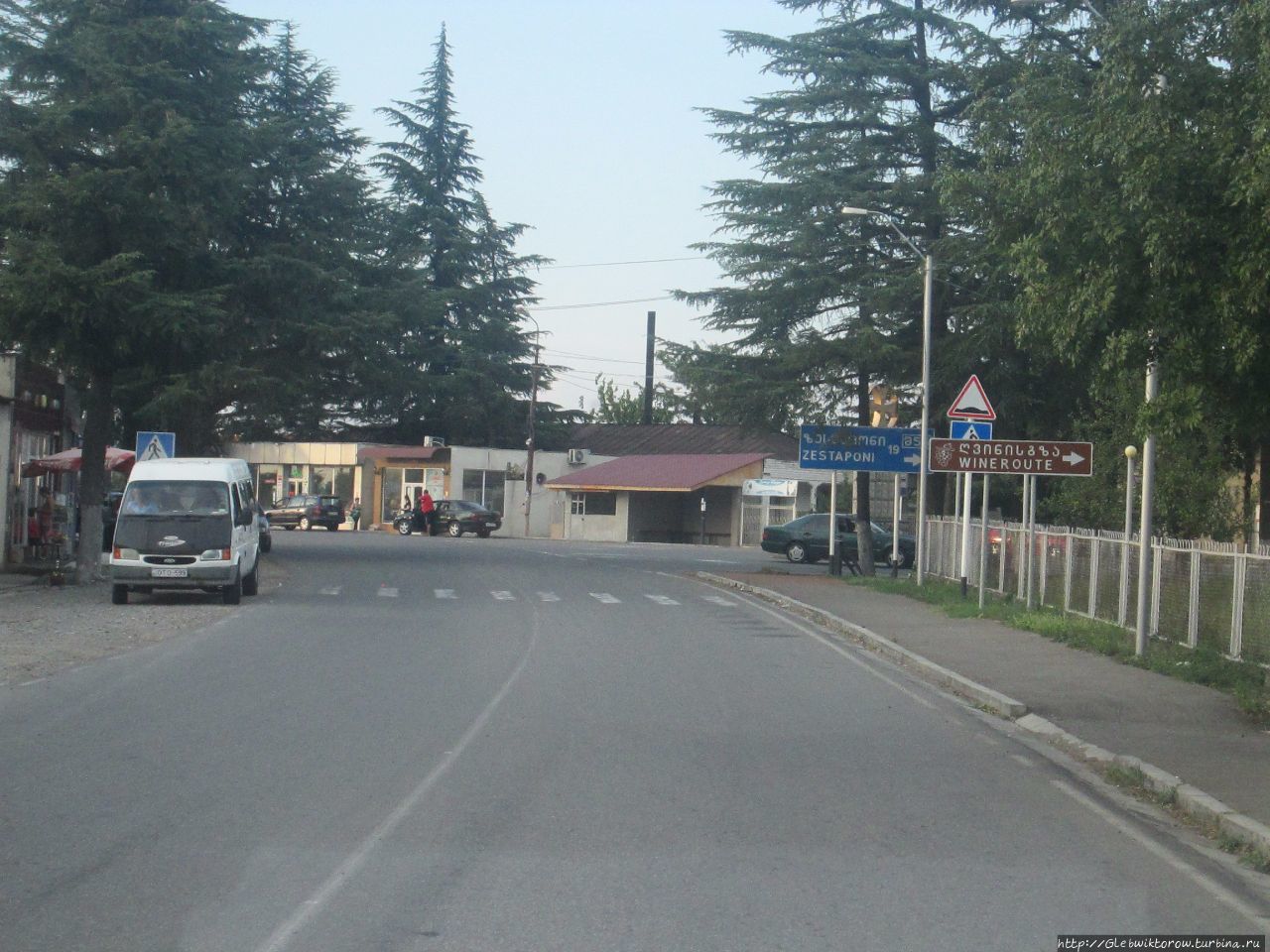 Прогулка по проспекту Шота Руставели Кутаиси, Грузия
