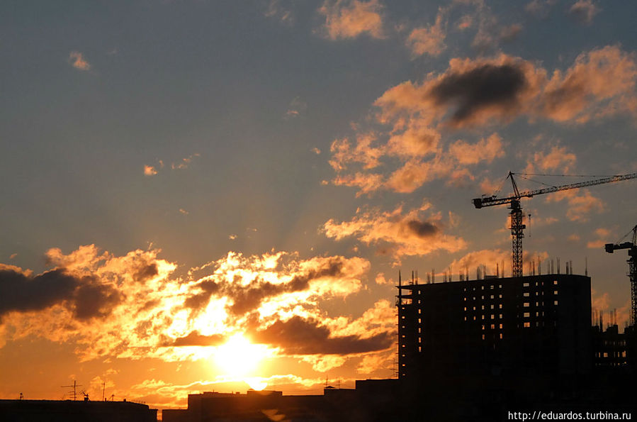 И два мощных заката... Красноярский край, Россия