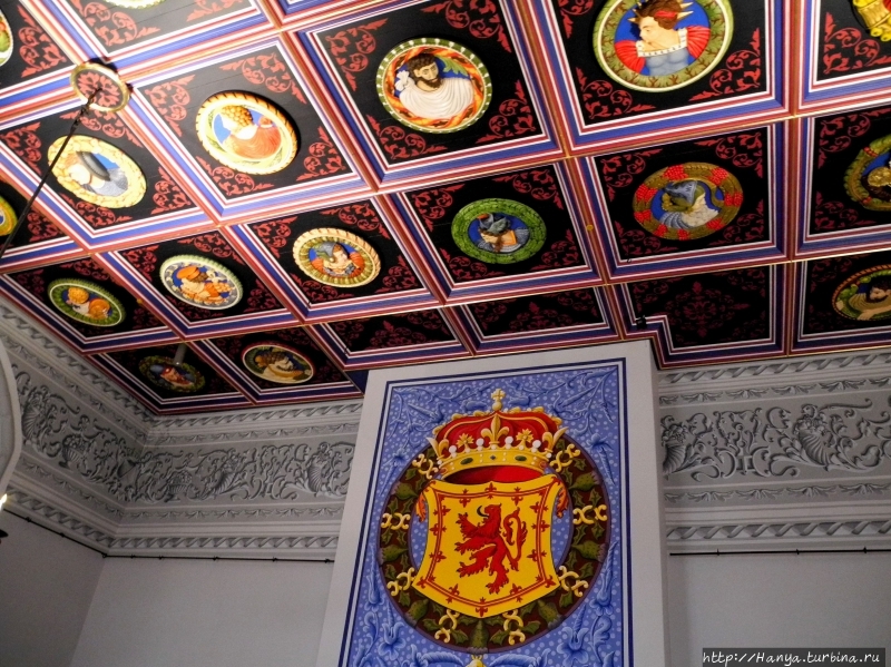 Королевский внутренний зал во Дворце замка Стерлинг. Фото из интернета Стерлинг, Великобритания