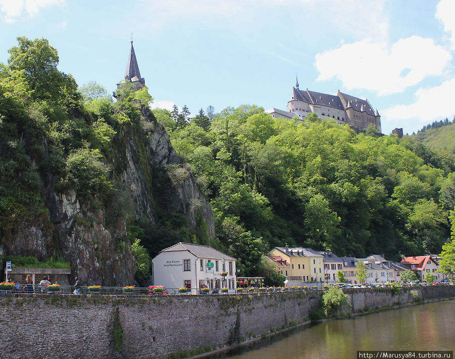 Один из самых красивых городов Люксембурга Вианден Люксембург