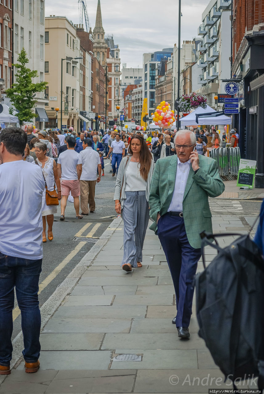 Пасмурное лондонское утро Лондон, Великобритания