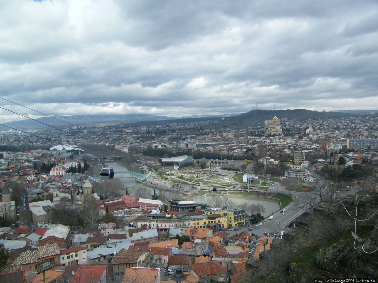 Вид на город Тбилиси, Грузия