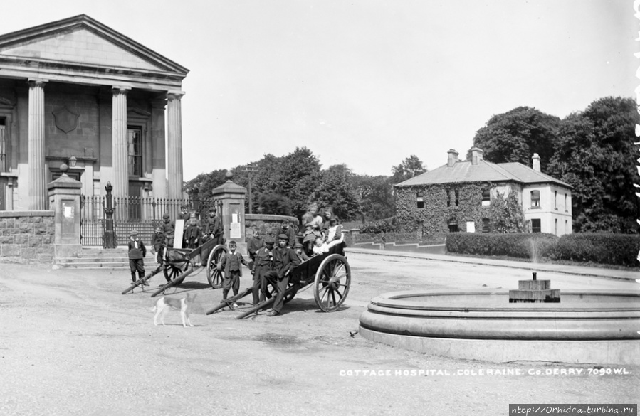 Сельская больница в Колрейне. 1904 год. Ирландия