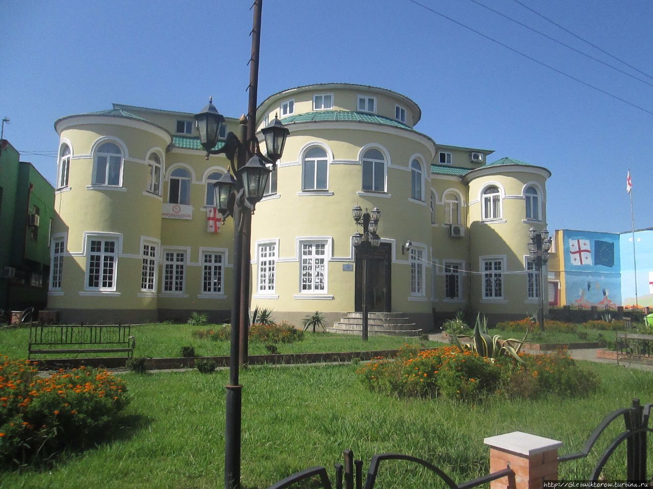 Хоби — типичный малый город Мегрелии Хоби, Грузия