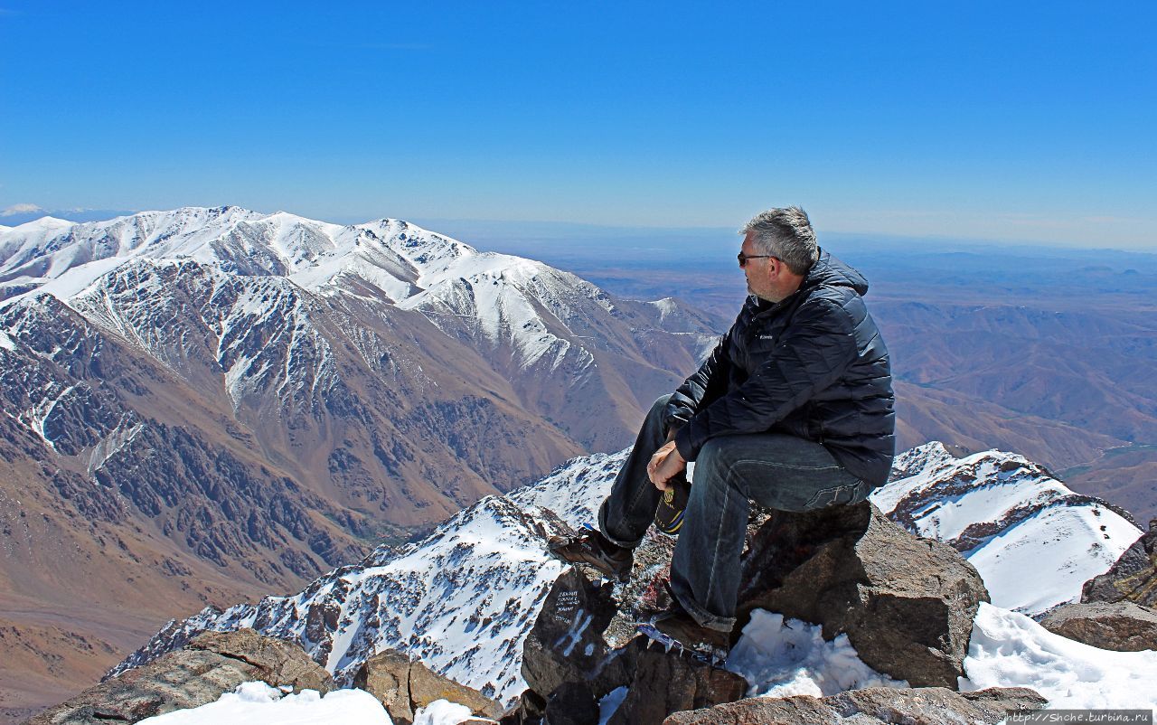 Вершина Тубкаль / Top of the Toubkal