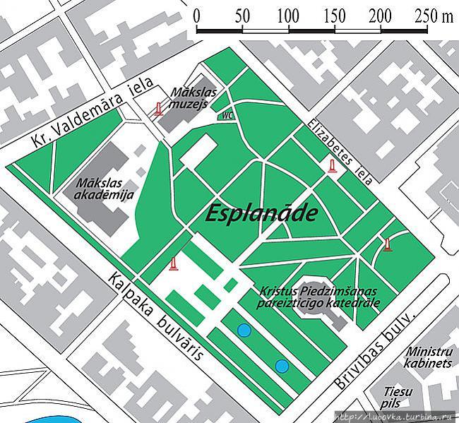 Зелёное сердце Риги Рига, Латвия