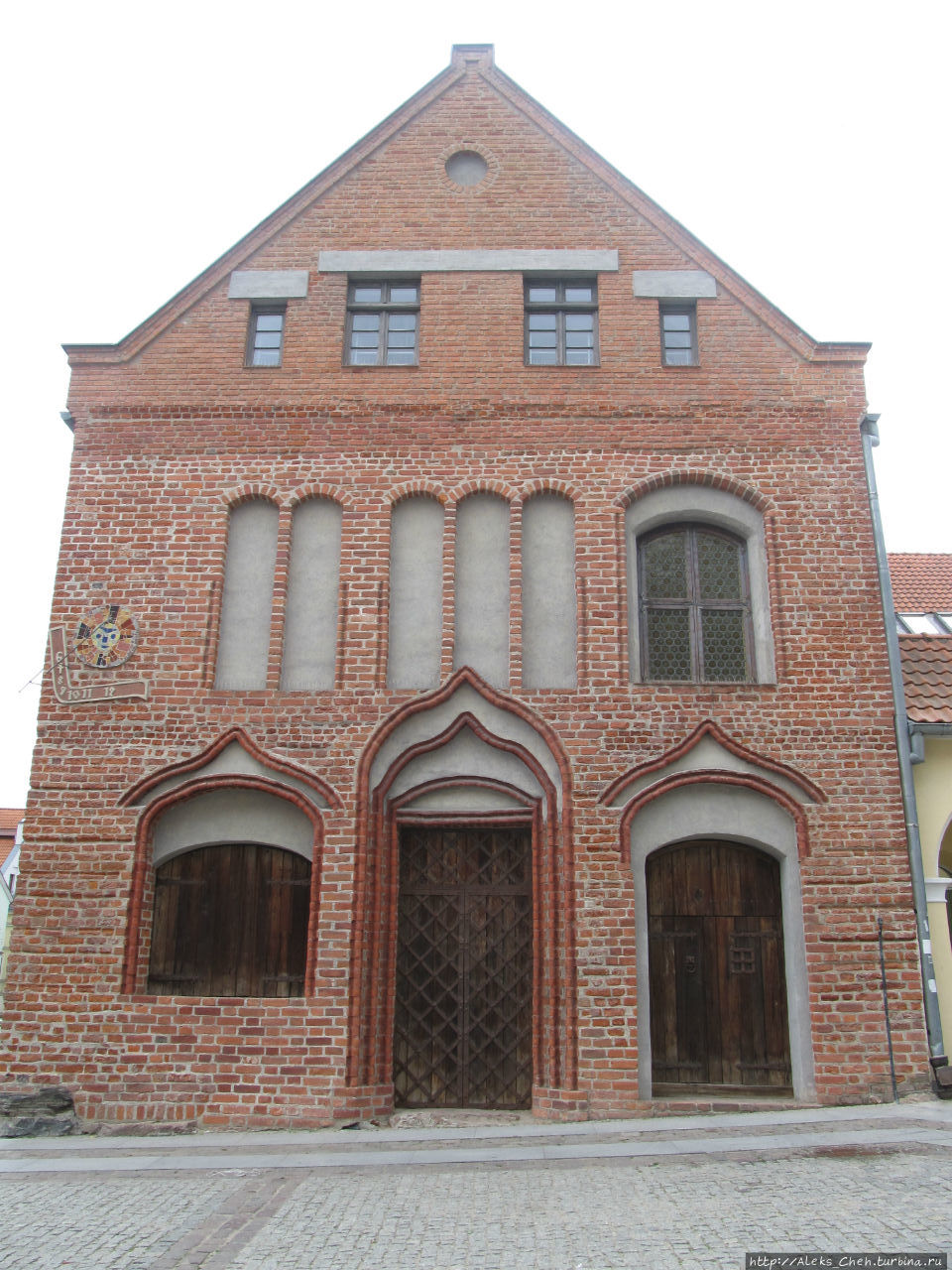 Старая Ратуша с XIV века. Вид сбоку Ольштын, Польша