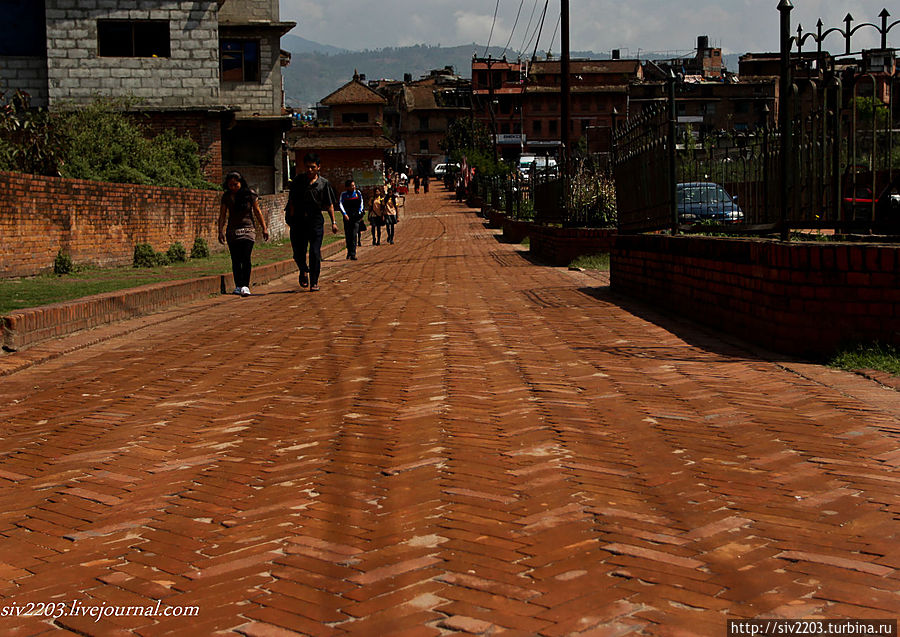 Дорога из желтого кирпича Бхактапур, Непал