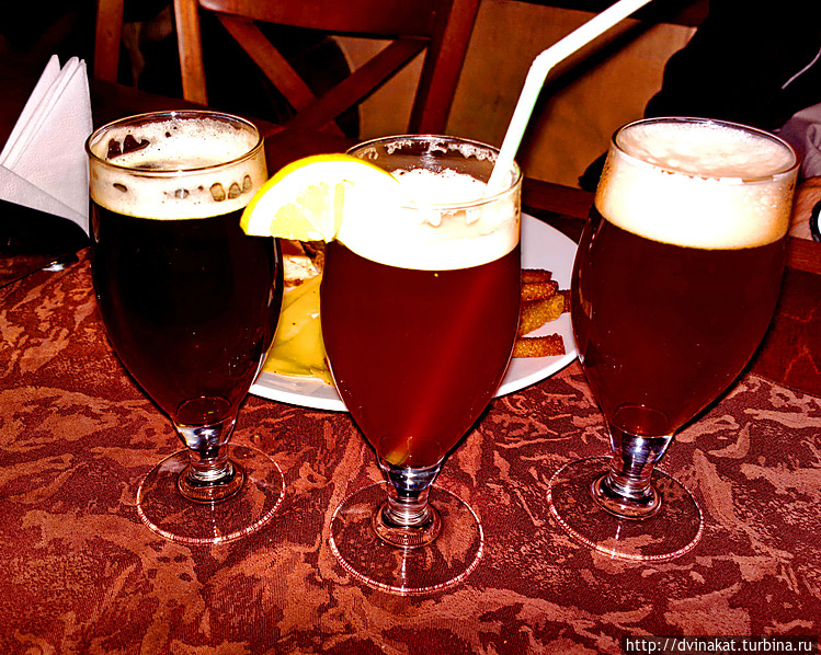 2 вида пива и грог