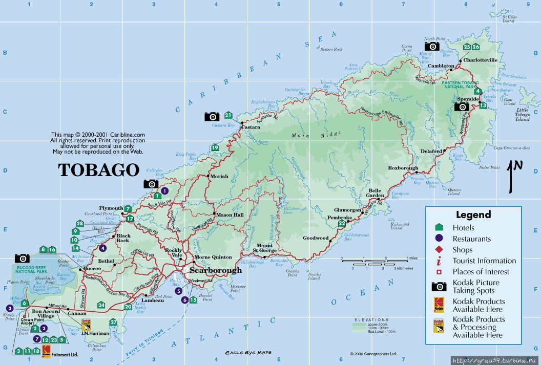 Фото из Интернета Тобаго, Тринидад и Тобаго