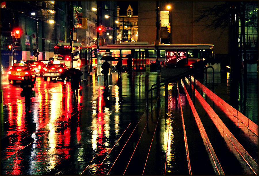 Дождливое настроение Торонто Торонто, Канада