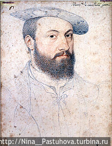 Анн де Монморанси, портрет работы Жана Клуэ (1530)
